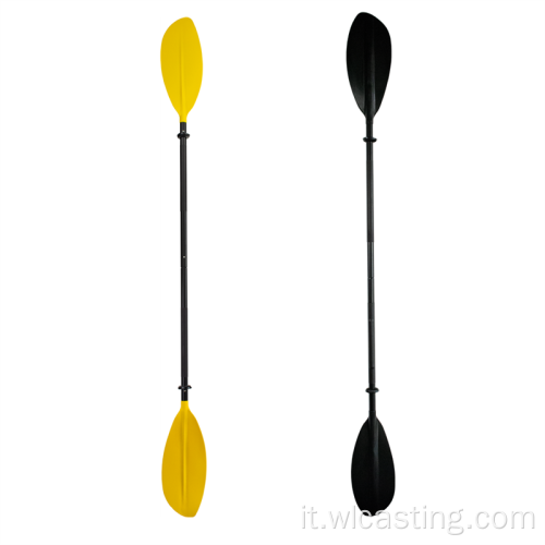 Pagaia in rete per kayak regolabile al 100% in fibra di carbonio a 4 pezzi di alta qualità
